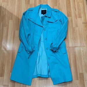 Women’s talbots Blue Trench Coat size 6